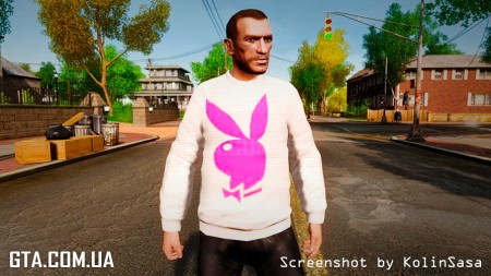 Свитер "Pink Playboy"